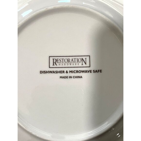 Restoration Hardware Set Of 4 Cheese Plates - Brie Stilton Emmental Parmigiano - Picture 7 of 8